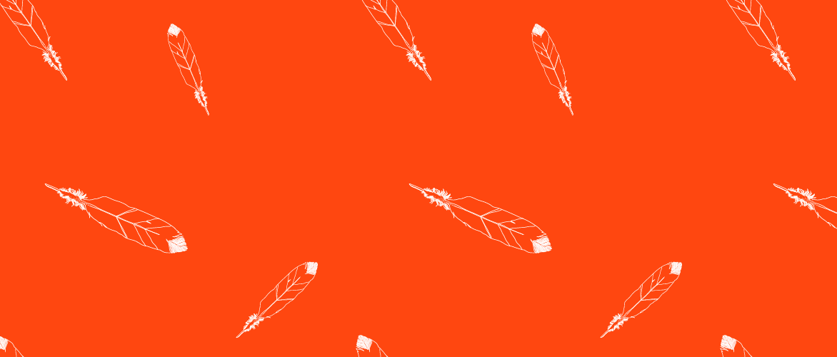 Orange Corail Plume